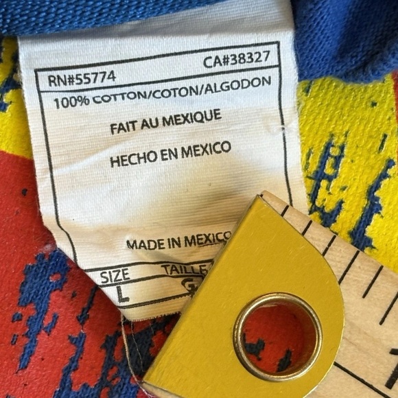 Vintage Superman Tee Shirt Adult Size Large Blue Y2K Big Logo Tag DC Comics - Picture 6 of 7